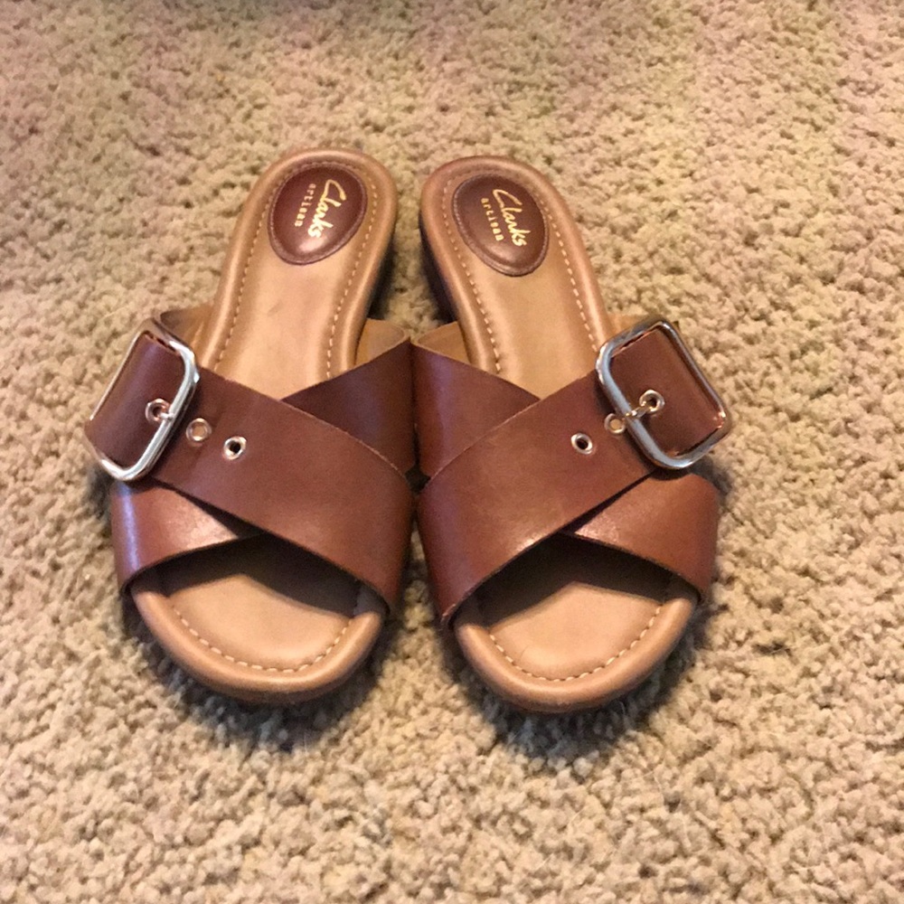 Tan sandals